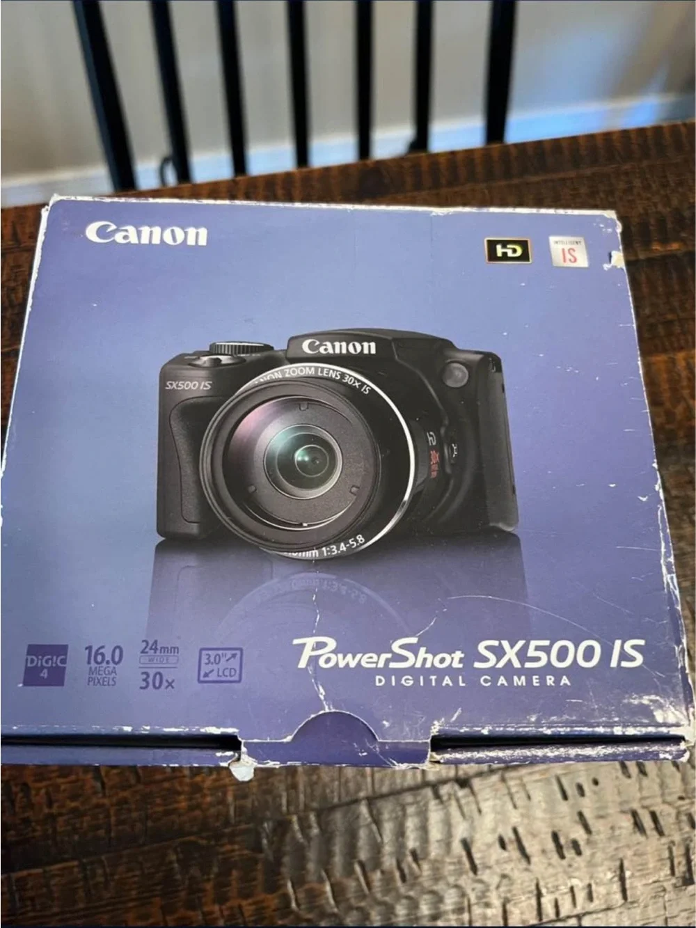Canon PowerShot SX500 IS Compact Digital Camera - Black